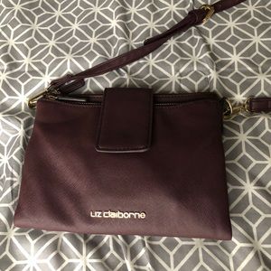 Liz Claiborne crossbody Burgundy handbag